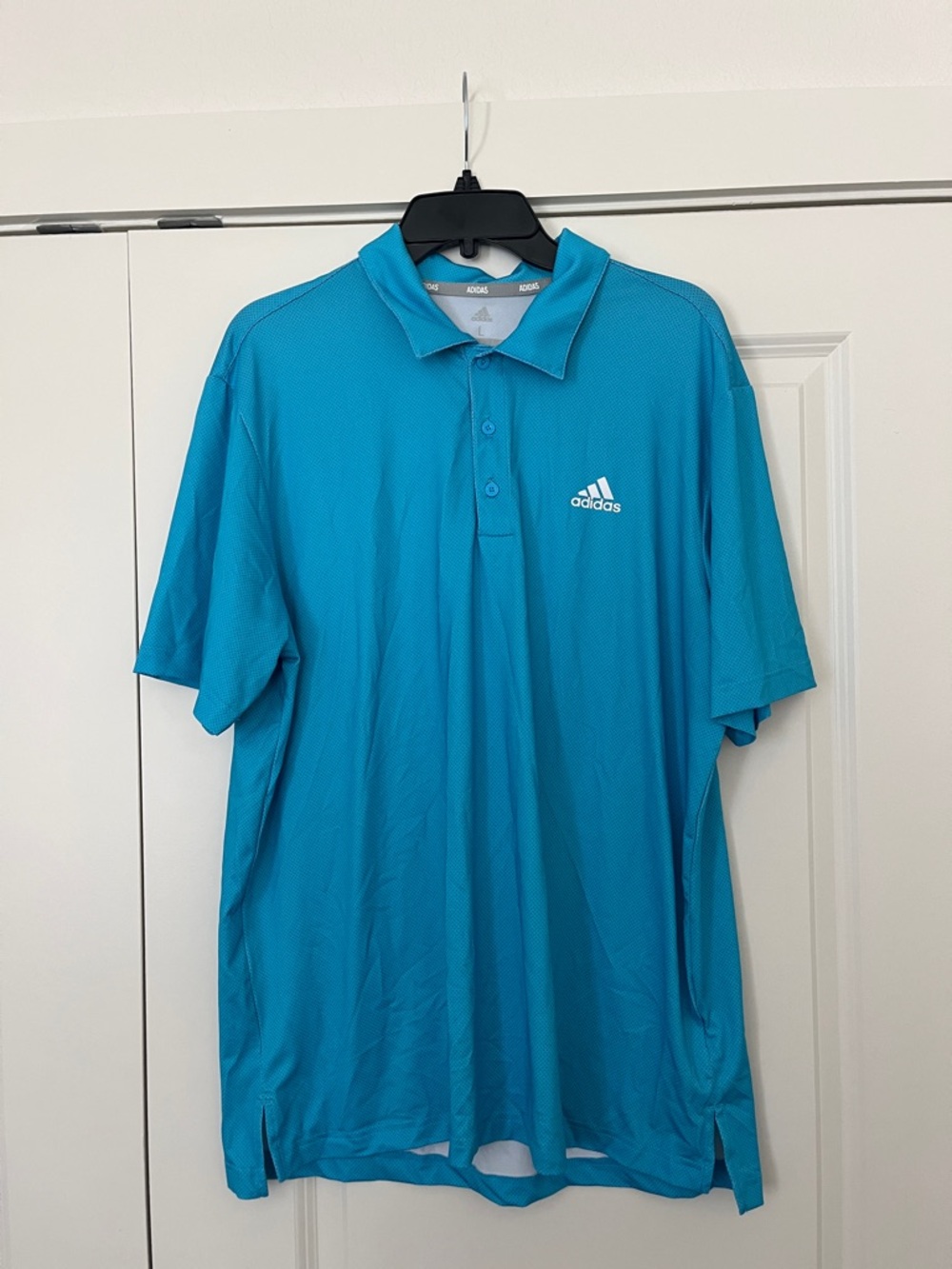 adidas Men’s Teal Polo Shirt with Logo